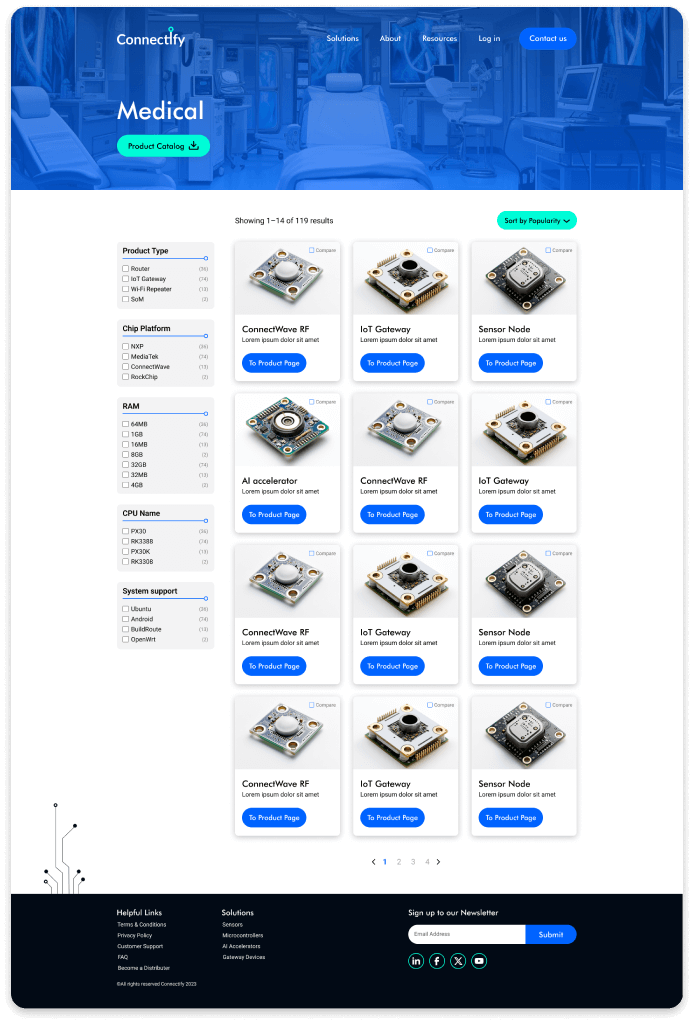 B2B Store UI design